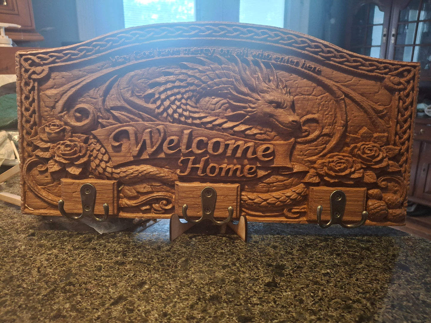 Dragon "Welcome Home" Coat Rack