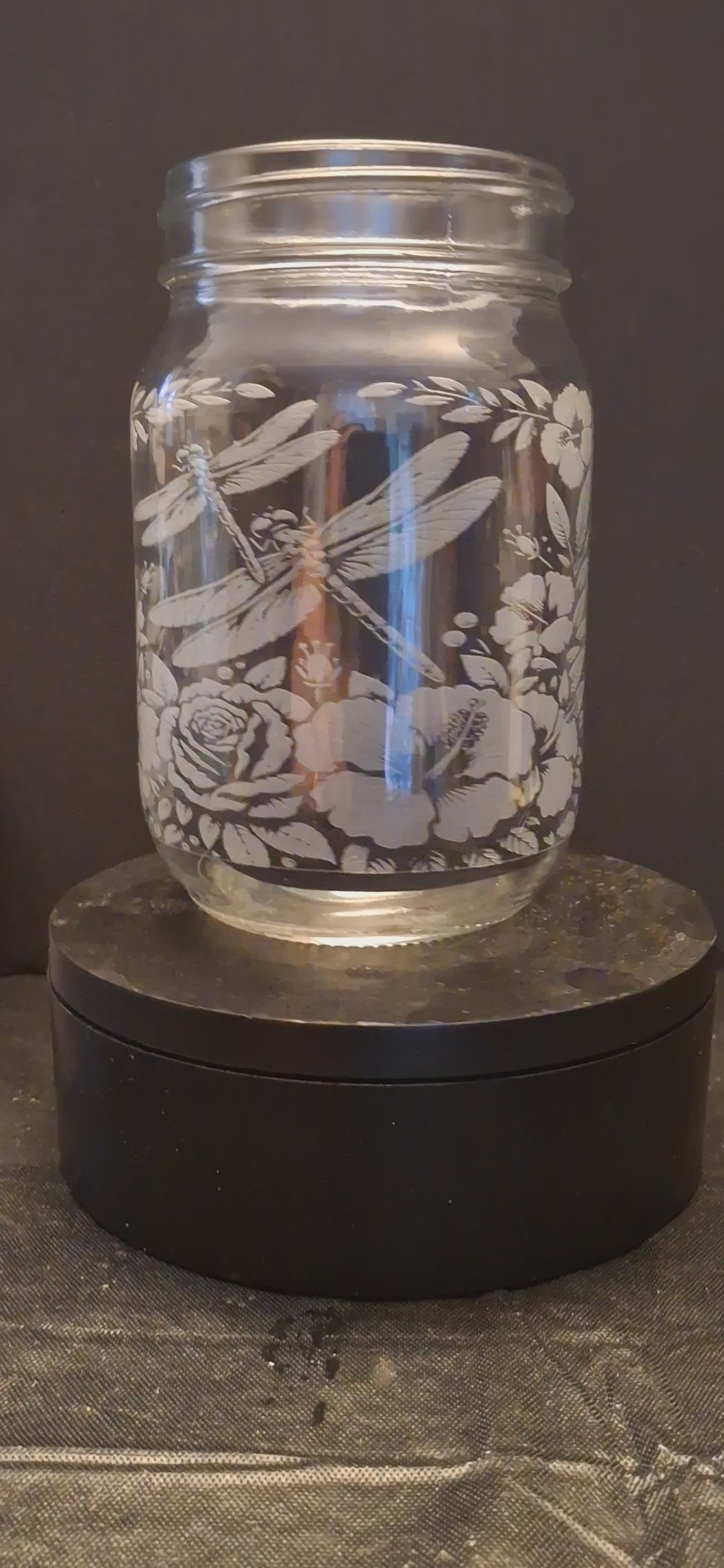 Dragonfly Mason Jar light