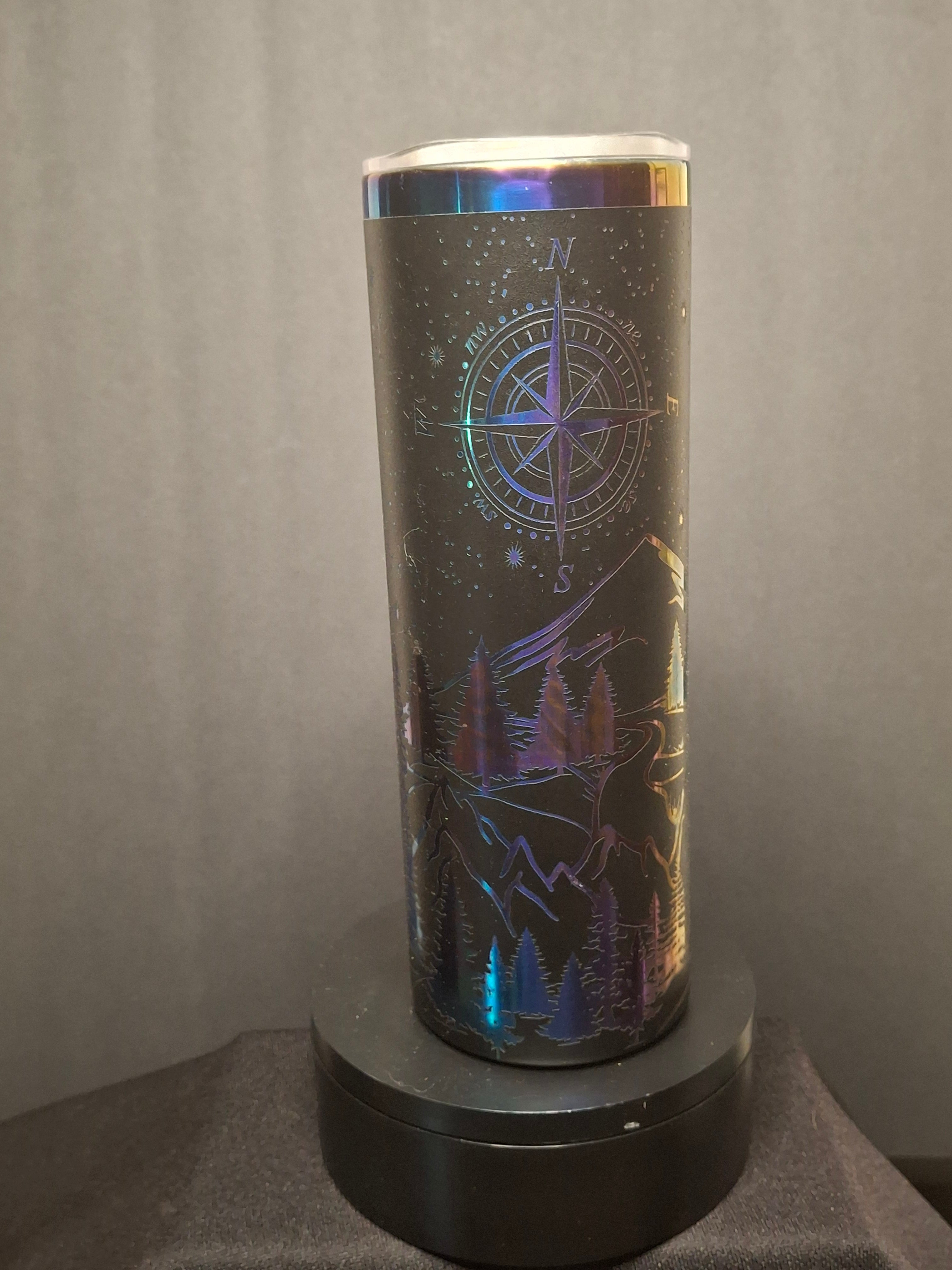 Not all who wander are lost electroplate tumbler