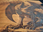 Dragon Engraved Charcuterie Board