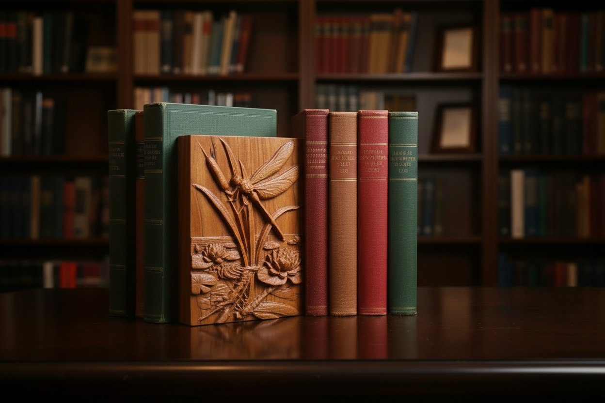 Dragonfly Bookend Single Library Shot