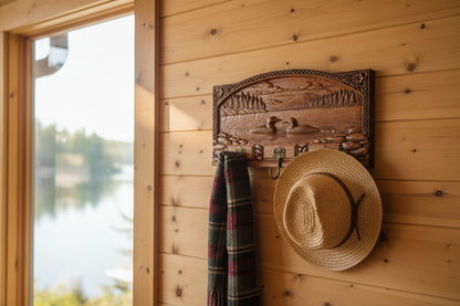 Loon Coat Rack Lake Home Lifestyle