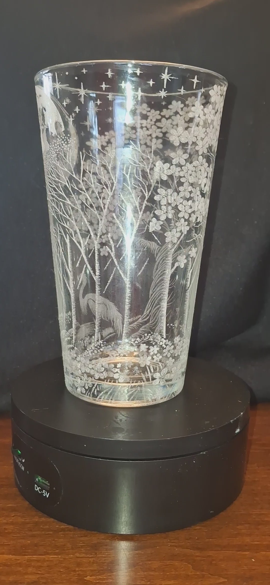 Cherry blossoms drinking glass set