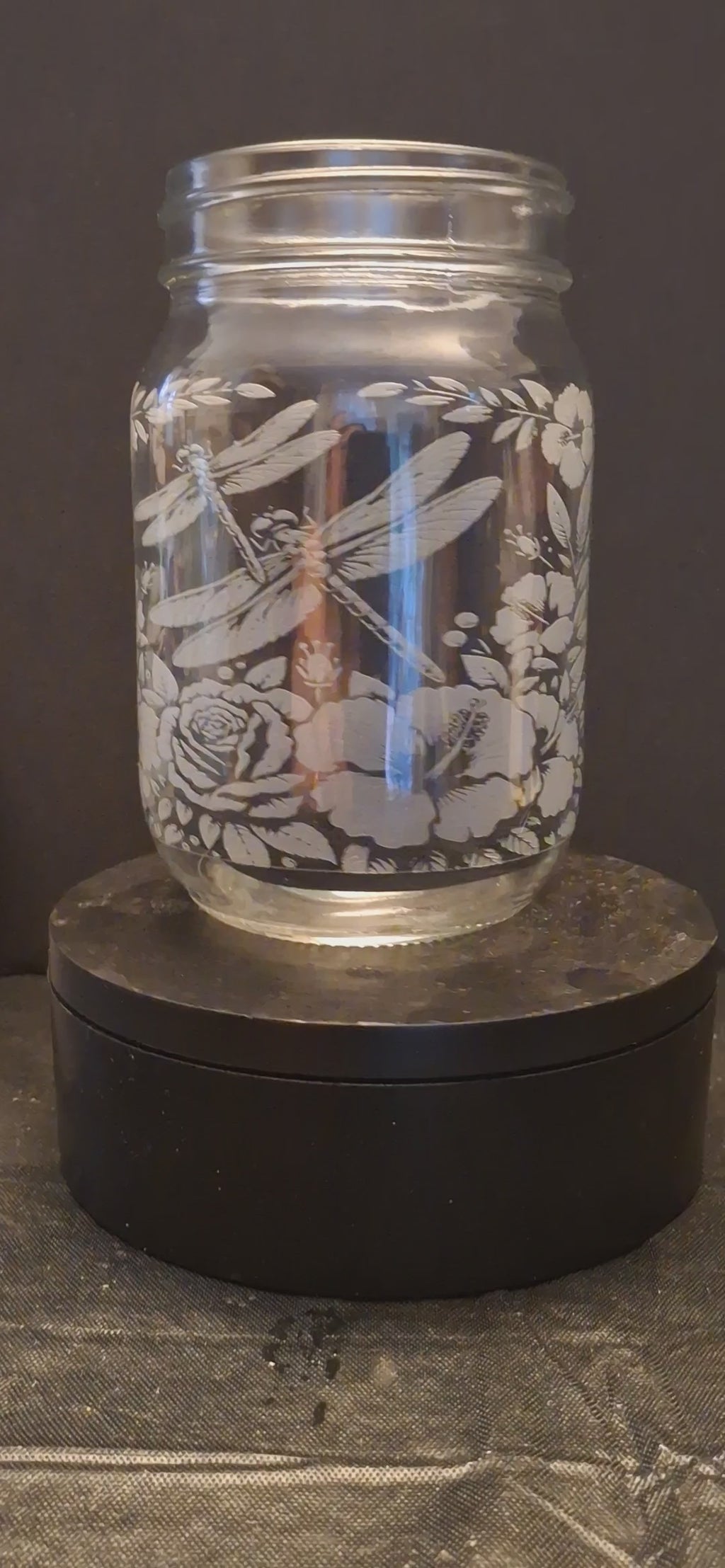 Dragonfly Mason Jar light