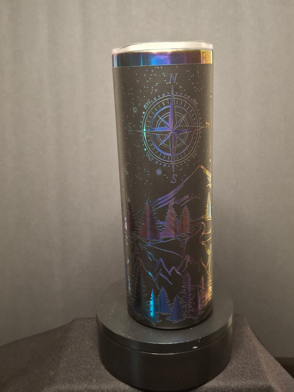 Not all who wander are lost electroplate tumbler