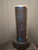 Not all who wander are lost electroplate tumbler