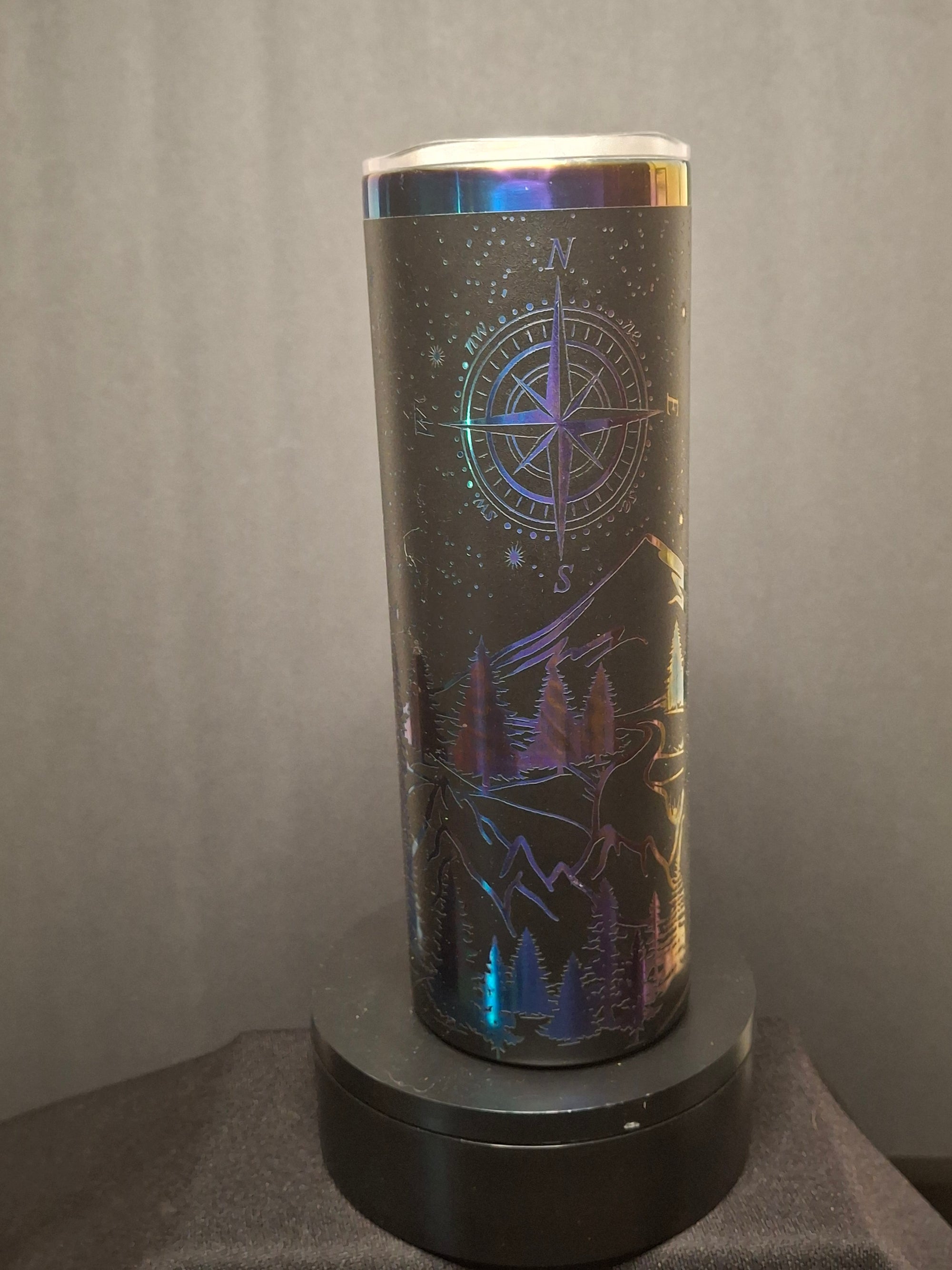 Not all who wander are lost electroplate tumbler