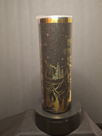 Not all who wander are lost electroplate tumbler