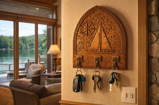 Nautical Sailboat Key Rack